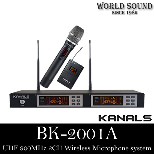 KANALS - BK-2001A 2채널 무선마이크