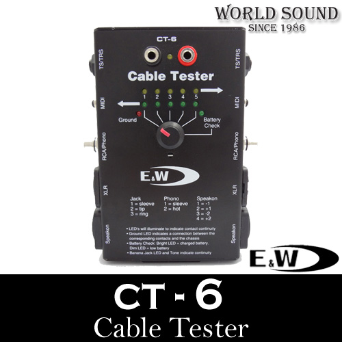 E&amp;W - CT 6 케이블테스터기