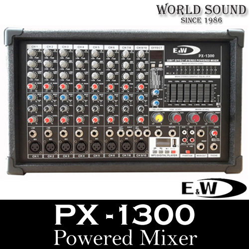 E&amp;W - PX 1300 1300와트 파워드믹서