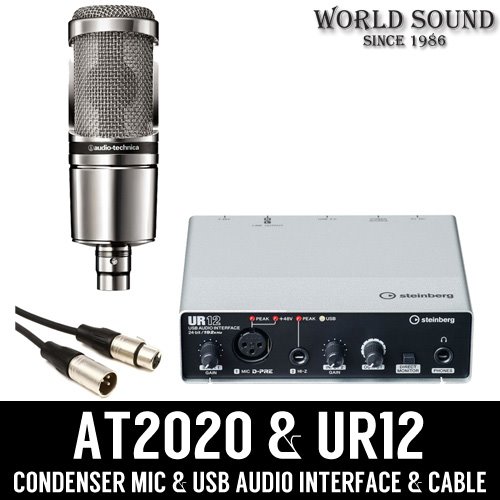 Audio Technica - AT2020 [CHROME] // STEINBERG - UR12