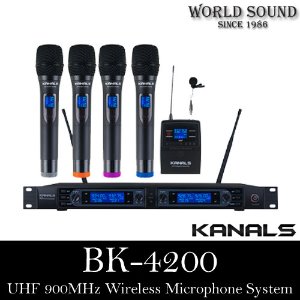 KANALS - BK-4200 4채널 무선마이크