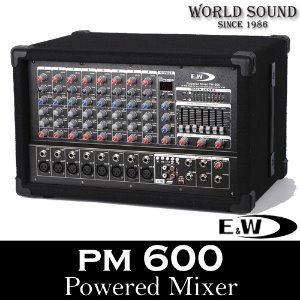 E&amp;W - PM600 600와트 2채널 파워드믹서