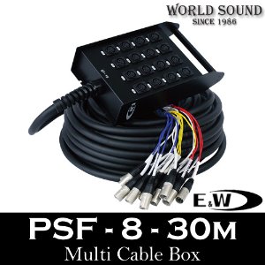 E&amp;W - PSF-8-30M 8채널 멀티케이블