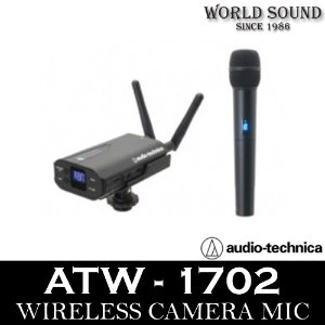 Audio-Technica - ATW-1702 카메라용 무선 핸드마이크 2.4GHz