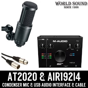 Audio Technica - AT2020 // M-Audio - AIR 192|4