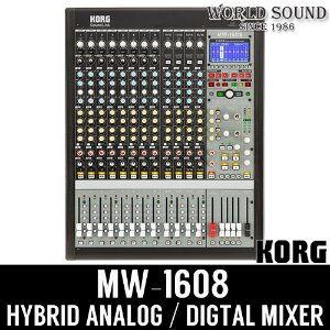 KORG - MW-1608 16채널 하이브리드 아날로그 디지털 믹서