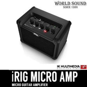 IK MULTIMIDIA - iRIG Micro AMP 오디오 인터페이스내장 기타&amp;베이스 앰프