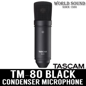 TASCAM TM80 블랙 타스컴 타스캠 티엠80 콘덴서마이크