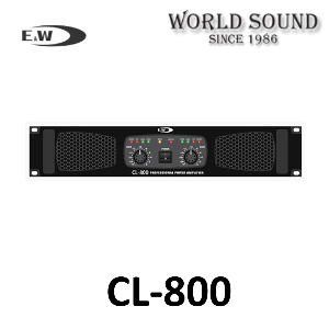 E&amp;W - CL-800 파워앰프/ 출력 2*200W 8Ω