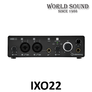 IXO22 BLACK스테인버그 USB 루프백 오디오 인터페이스 Steinberg