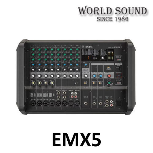 야마하 EMX5 12채널 앰프 내장 행사용 파워드 믹서