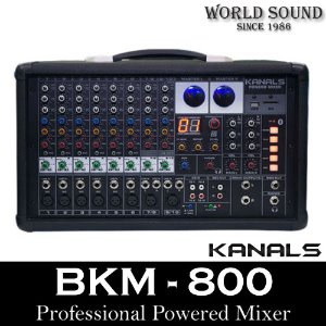 KANALS - BKM-800 파워드믹서 800W 2CH