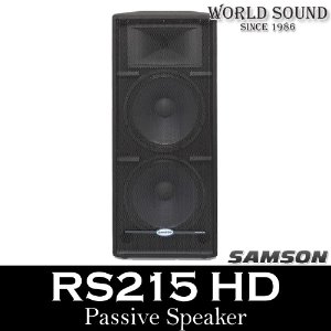 SAMSON - RS215 HD 듀얼15인치 600와트 패시브스피커