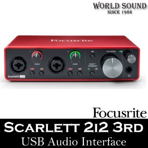 FOCUSRITE - Scarlett 2i2 3rd Gen 오디오인터페이스[FOCUSRITE 공식판매점]