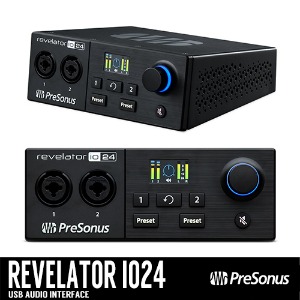 PRESONUS Revelator io24 프리소너스 오디오 인터페이스 개인방송용 루프백 탑재