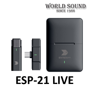 엔터프로 ESP-21LIVE 1채널 라이브 스마트폰 무선마이크 C타입 3.5타입 라이트닝(아이폰)